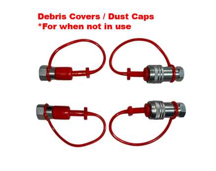 Hydraulic Quick Connect Kit (w/ Debris Caps)